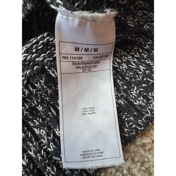 Roxy Sweater Dress, size women's Medium, Black, gray & cream soft sweater - Picture 10 of 10